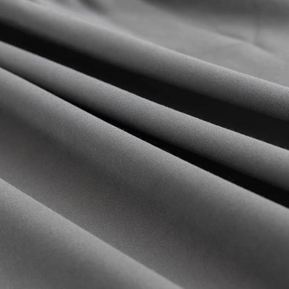 TSUTOMI Bed Skirt Full Size Ruffled Bed Skirt with Split Corners, 18 Inch Drop Dust Ruffle Bed Skirts with Platform, Gathered Style, 100% Microfiber, Grey