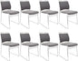 8 Pack Stackable Chairs - 1102LB Capacity Modern Reception Chairs for Home Office, Kitchen, Waiting & Multi-Purpose Rooms