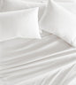 Linen Market Brushed Microfiber Full Sheet Set 4 Piece – Oeko-TEX Certified Ultra Soft & Wrinkle-Free - 16" Deep Pocket Sheets - Easy Care Full Size - White