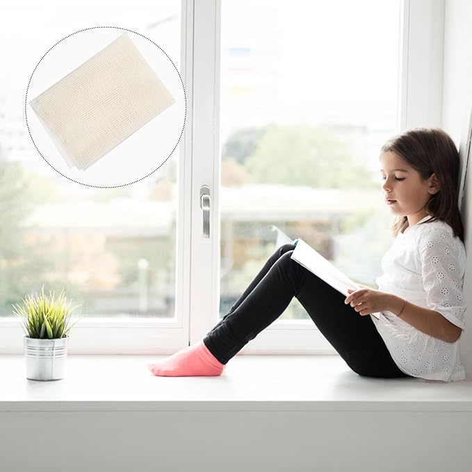 Generic Latex Anti-Skid Rug Pads Beige Non-Slip Cushion for Hard Floors Carpets Sofas Protective Thick Mat with Strong Grip and Cut