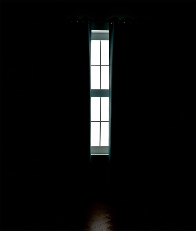 MIUCO Room Darkening Grommet Blackout Curtains for Bedroom 52 x 63 Inch Teal 2 Panels