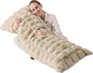 Luxury Shaggy Faux Fur Body Pillow,Fluffy Bed Pillows with Zipper Closure,Soft Decorative Plush Full Long Pillow,Fuzzy Hug Pillow for Home Living Room Side Sleeper & Pregnancy 20"x54" Taupe Chocolate
