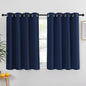 NICETOWN Blackout Curtain and Drape for Kitchen - Thermal Insulated Solid Grommet Top Blackout Panel/Drapery for Kid's Room (Navy, 1 Panel, 52 x 54 inches)