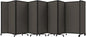 Versare Room Divider 360 Portable Wall Partition | Folding Panels | Large Freestanding Divider | Locking Wheels | Temporary Room Separator