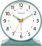 4.5" Antique Retro Analog Alarm Clock, Small Silent Bedside Desk Clock with Manual Light, Battery Operated, Snooze, for Living Room, Bedroom, Bedside, Desk(Green)