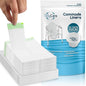 TidyCare Disposable Bedside Commode Liners and Pads for Portable Toilet Chair Seat Bucket and Bedpan | Combo Pack of 24 Waste Bags and 24 Absorbent Pads | Universal Fit