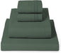 Mellanni Twin Sheet Set - 4-Piece Iconic Collection Bedding, (Including 2 Pillowcases), 16-Inch Deep Pocket, Easy Care, Extra Soft, Cooling Sheets, Brushed Microfiber - Emerald Green