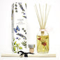 LOVSPA Reed Diffuser Set, Wild Flowers Scented Oil Diffuser with Sticks, Home Fragrance Accessories for Bathroom Shelf Decor, Aroma Diffusers for Home or Office Desk, USA Made