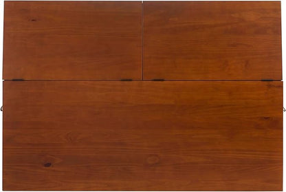 memomad Bali Set: Storage Platform Bed with Drawers + Bookcase Headboard (Queen Size, Caramel Brown Wood)
