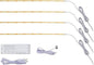 Motion Sensor Under Cabinet LED Lighting Kit for Kitchen Cabinets Counter Shelf Bookcase Closet, 20ft PCS Strip with Transformer,White 6500K (Cold White 6500K, 4 * 5Ft)