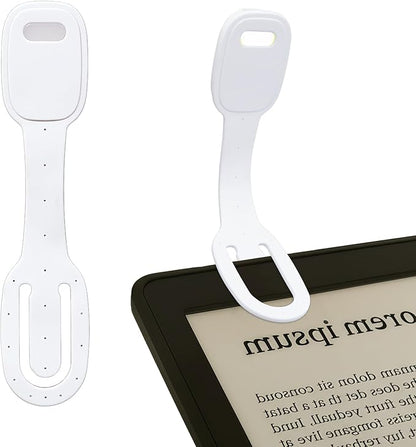 Rechargeable Book Light for Kids at Night – Portable Clip-On LED Light with Dimmable Brightness Ideal for Kids & Adults, Bedtime & Travel–Eye-Caring, Flexible, Gift for Book Lovers,White