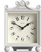 JONES CLOCKS® Parlour Mantel Clock | Classic Carriage Clock | Pale Gray | Elegant Square Decorative case, Perfect for Mantel, Shelf, Table or Bedside