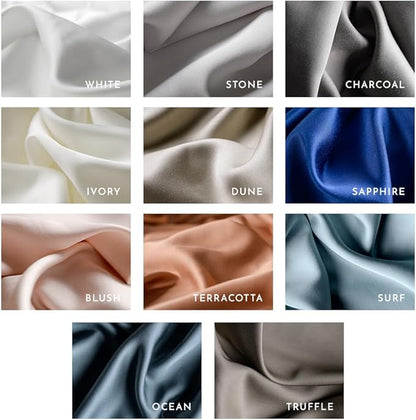 LUXOME Luxury Sheet Set | 100% Viscose from Bamboo | Queen Size - Truffle | Deep Pockets | 4-Piece Set (Fitted, Flat, 2 Pillowcases)