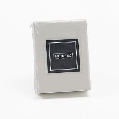 Cuddledown Dreamstead 100% Cotton Bed Sheets Set | 300 Thread Count | Luxurious Sateen Weave | Pure Combed Cotton | Soft | Wrinkle Resistant | 4 Piece Set | White | Full | 54” x 75”