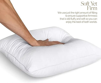 Looms & Linens 12x36 inch Long Lumbar Pillow Insert - Hypoallergenic Down Alternative Cushion Filler - Extra Long Boudoir Pillow Insert Pillow Stuffing for Couch Pillows