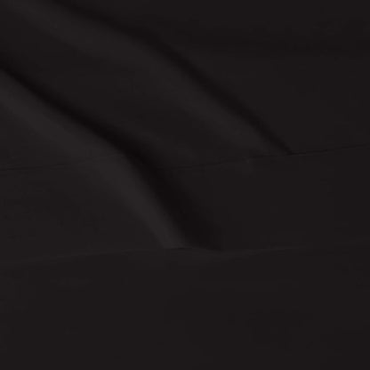 Amazon Basics Lightweight Super Soft Easy Care Wrinkle Free Microfiber 3 Piece Bed Sheet Set with 14-Inch Deep Pockets, Twin, Black, Solid, Kids, Men & Women Bedding