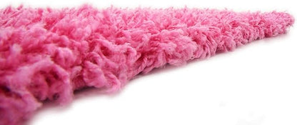 Unique Loom Solid Shag Collection Area Rug (8' Square, Taffy Pink)