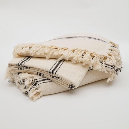 The Loomia 100% Cotton Luxurious Woven Turkish Queen Size Blanket
