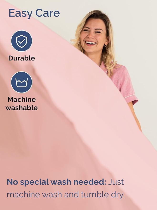 Extra Deep Queen Sheet Set - 6 Piece Breathable & Cooling Sheets - Hotel Luxury Bed Sheets Set - Easy & Secure Fit - Soft, Wrinkle Free & Comfy Sheets Set - Baby Pink Sheet Set with Extra Deep Pockets