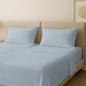 Carressa Linen Split King Sheets Sets for Adjustable Bed - 100% Egyptian Cotton 600 Thread Count 5 PC Top Split King Sheet Set (Light Blue), 16" Deep Pocket Silky Soft Cooling Luxury Hotel Sheets