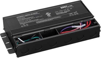 EMITEVER Dimmable Led Driver, 500W AC 110V-277V to DC 24V Transformer, 5-in-1 Dimming: ELV/MLV/TRIAC / 0-10V / 1-10V / 10V PWM/Potentiometer, Waterproof IP67 and UL Listed