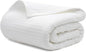 Salt Earth 100% Cotton Throw Blanket, Queen, 90"X92" Waffle Throws for Home, Bedrooms, Outdoor and Office Couch, Modern & Cozy Room Decor Blankets, Lightweight, All Season Western Blanket(White)