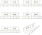 Under Desk Cable Management- 6 Pack Cord Organizer. Metal Wire Cable Management Tray for Office, Studio and Home. Super Sturdy Under Table Cable Managements - White Cable Organizer