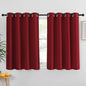 NICETOWN Blackout Drapery Curtain Panel - Thermal Insulated Solid Grommet Blackout Curtain/Panel/Drape for Living Room(Single Panel, 52 by 54-inch, Burgundy Red)