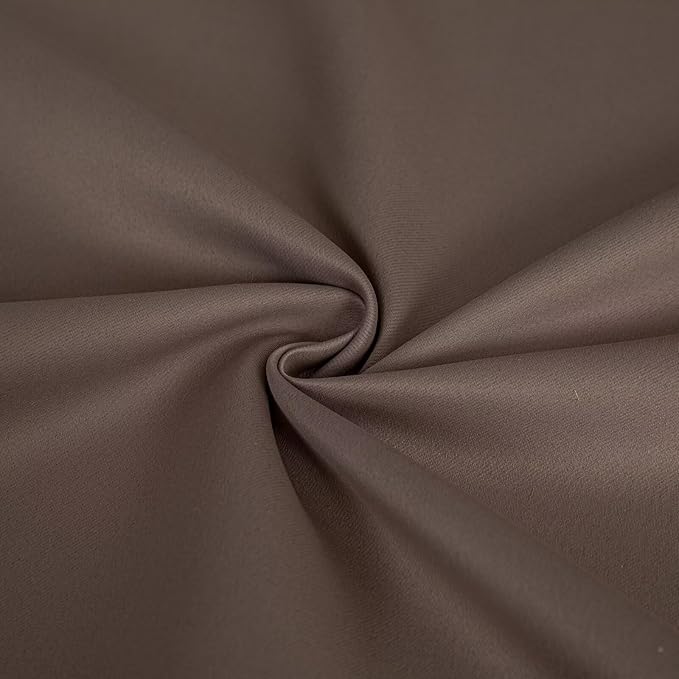 Blackout Curtains 108 Inches Long 2 Panels Set, Khaki Curtains Thermal Insulated Room Darkening Drapes for Bedroom, Rod Pocket Light Blocking Drapes Living Room Windows(52W × 108L, Khaki)