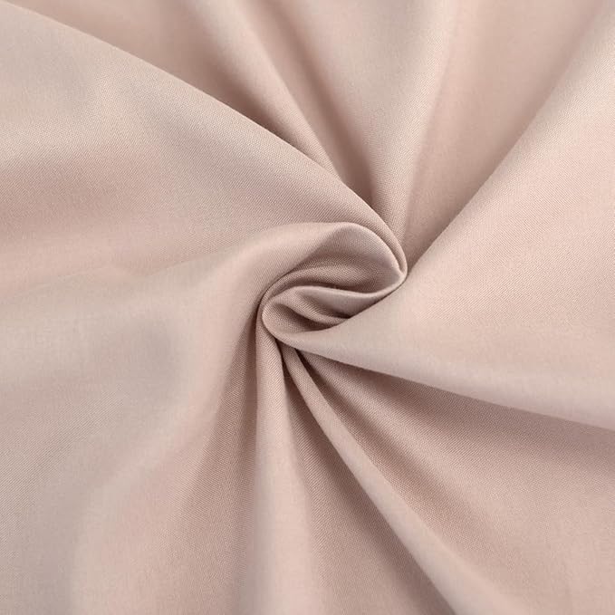 Bed Skirt Full Size Ruffled Bed Skirt with Split Corners, 14 Inch Drop Dust Ruffle Bed Skirts with Platform, Khaki