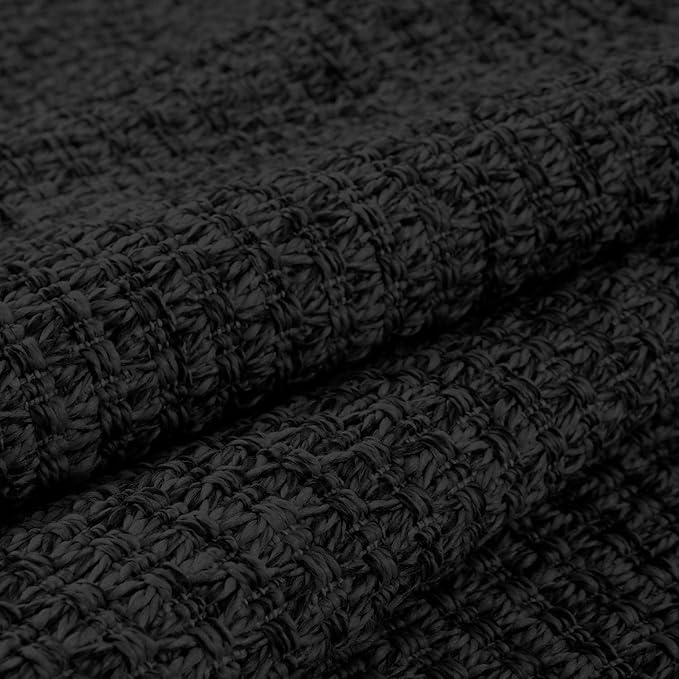 Easy Jute Door Mat 2x3 Indoor Outdoor Natural Rugs Solid Fiber Rug Woven Area Rug Boho Easy Clean Inside Carpet for Living Room Bedroom Dining Room Hallway or Outdoor Patio Porch (2 X 3 Dark Grey)