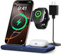 2026 Wireless Charger for Apple and Android Charging Station,3 in 1 Fast Max Charging for iPhone 16 15 14 13 12 Pro Max Plus, Apple Watch Series & Air pods 4 3 2 Pro, Android Samsung Galaxy Series