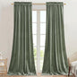 StangH Sage Green Curtains 84 inches Long, Super Soft Thick Velvet Privacy Light Blocking Window Drapes for Doorway Living Room Nursery Kids Bedroom Decor, W42 x L84, 2 Panels