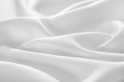 Full Sheets, Rayon Derived from Bamboo, Cooling Bed Sheets Set,Deep Pocket Up to 16", 4 Pieces Silky Soft, Breathable Bedding Sheets & Pillowcases(White,Full)