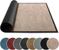 Mibao Dirt Trapper Door Mat for Indoor Outdoor, Waterproof All-Season, All-Weather Doormat, Heavy Duty Non-Slip Entrance Rug, Low Profile Absorbent Entrance Mat Carpet, 48" x 36", Beige