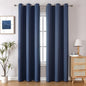 ChrisDowa Blackout Curtains 72 inches Long for Bedroom - 2 Panels Set Grommet Thermal Insulated Room Darkening Curtains for Living Room (Stone Blue, 42 x 72 Inch)