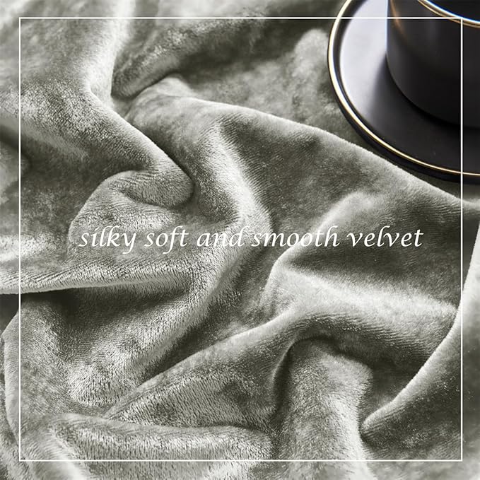 SMILETIME Silver Grey Crushed Velvet Curtains 52x84 inch Luxurious Thermal Insulated Soundproof Drapes for Living Room Bedroom Office Soft and Durable Light-Filtering Window Treatments, 2 Panels