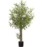 Maia Shop 3ft 5in Artificial Olive Tree Plant for House, Apartment or Office – Realistic Fake Indoor Plants for Living Room, Kitchen, Bedroom, Entryway or Bathroom – Faux Greenery for Home Décor