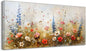 SERIMINO Spring Wildflower Wall Art, Nature Botanical Floral Large Artwork for Walls, Flower Market Canvas Art Prints, Modern Country Aesthetic Paintings Wall Decor Living Room Bedroom 24X48 Inch