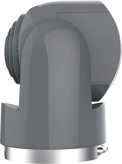 Vornado Flippi V6 Compact Air Circulator Fan, Quiet Portable Travel Fan for Office or Bedroom, Adjustable Head, 2 Speeds, Storm Gray
