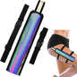 Summer Rave Fan Thigh Holster Rave Fan Holder Folding Hand Pouch Foldable Sleeves with Waist Belt for Thigh Party