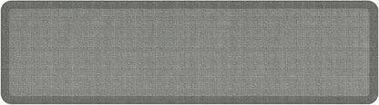 NewLife by GelPro Ergo-Foam Cushioned Anti-Fatigue Standing Kitchen Floor Mat, Padded Stain-Resistant, Waterproof, Non-Slip Comfort Padded Desk/Office Mat - 20" x 72", Patina Grey