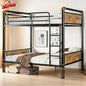 Upgraded & Stronger Heavy Duty Metal Twin XL Over Twin XL Bunk Bed for Adults & Teens, Thickened More Stable Safer Bunkbeds (Greater Weight Capacity)
