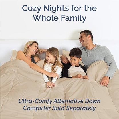 King 6 Piece Sheet Set - Cooling, Comfy & Breathable - Hotel Luxury Bedding, Includes Fitted Sheet for Women, Men, Kids and Teens - 1 Flat, 1 Fitted Sheet, 4 Pillowcases with Deep Pockets - Cream