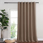 NICETOWN Room Divider Curtain 132 Inches Long, Wide Blackout Sliding Door Curtain for Bedroom, Room Darkening Privacy Window Curtain for Patio Door (1 Panel Set, Cappuccino, 80 x 132 Inch)