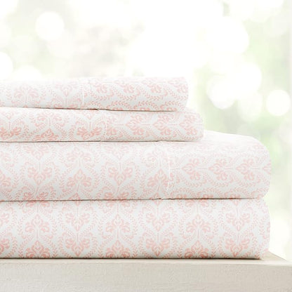 Linen Market 3 Piece Twin Bedding Sheet Set (Pink Classic) - Sleep Better Than Ever with These Ultra-Soft & Cooling Bed Sheets for Your Twin Size Bed - Deep Pocket Fits 16" Mattress