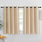 NICETOWN Bedroom Blackout Curtain and Drape - Window Treatment Thermal Insulated Solid Grommet Blackout Drapery for Bedroom (Biscotti Beige, 1 Panel, 52 by 54 inches)