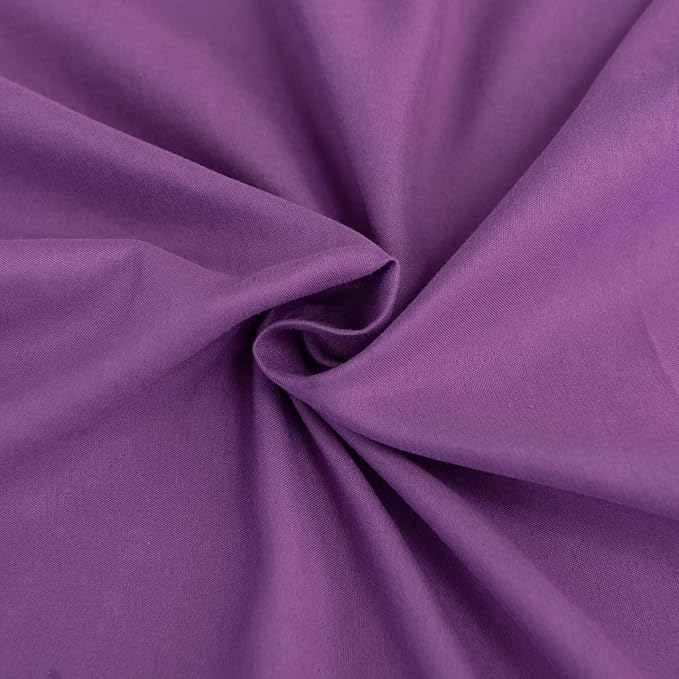 Bed Skirt Full Size Ruffled Bed Skirt with Split Corners, Full Bed Skirt 14 Inch Drop, Full Size Bed Skirt Grape for Ruffled Bed Skirt with Split Corners, Bed Skirts Full Size