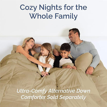 King 6 Piece Sheet Set - Cooling, Comfy & Breathable - Hotel Luxury Bedding, Includes Fitted Sheet for Women, Men, Kids and Teens - 1 Flat, 1 Fitted Sheet, 4 Pillowcases with Deep Pockets - Beige