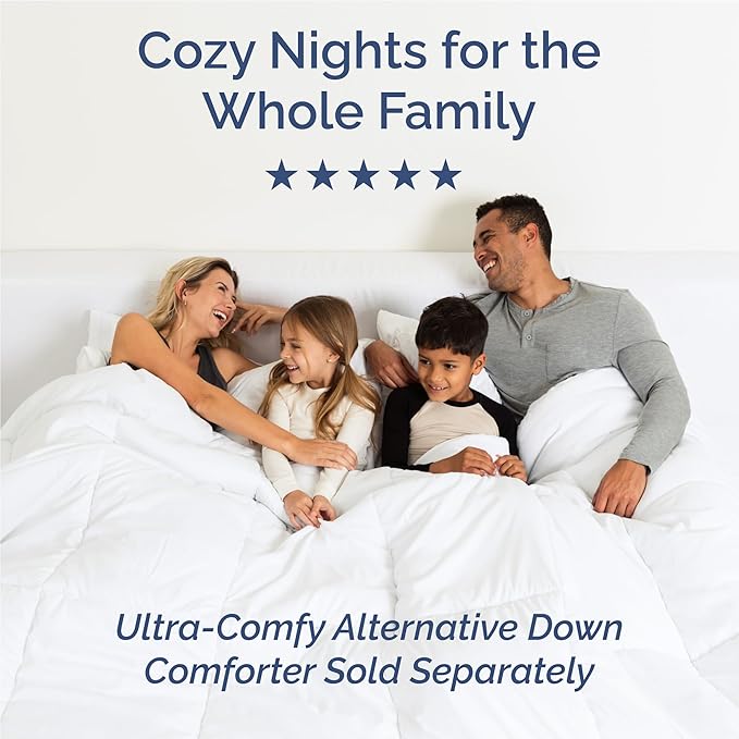 Full Size 4 Piece Sheet Set - Comfy Breathable & Cooling Bed Sheets Set - Hotel Luxury Bedding for Women, Men, Kids, Teens, Boys & Girls - Deep Pockets, Soft, Wrinkle Free - Oeko-Tex - Antique White